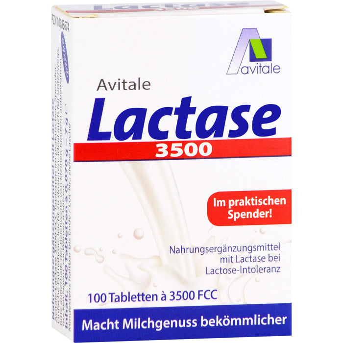 Avitale Lactase 3500 Tabletten, 100 pcs. Tablets