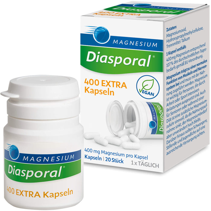 Magnesium-Diasporal 400 extra Kapseln, 20 pcs. Capsules