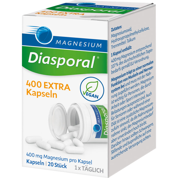 Magnesium-Diasporal 400 extra Kapseln, 20 pc Capsules