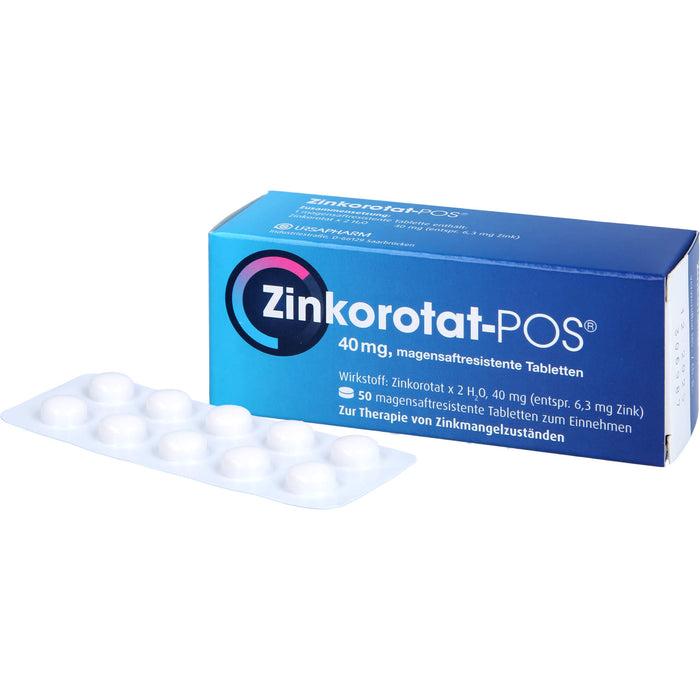 Zinkorotat - POS 40 mg Tabletten, 50 pc Tablettes