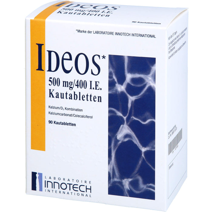 IDEOS 500 mg / 400 I.E. Kautabletten, 90 St. Tabletten