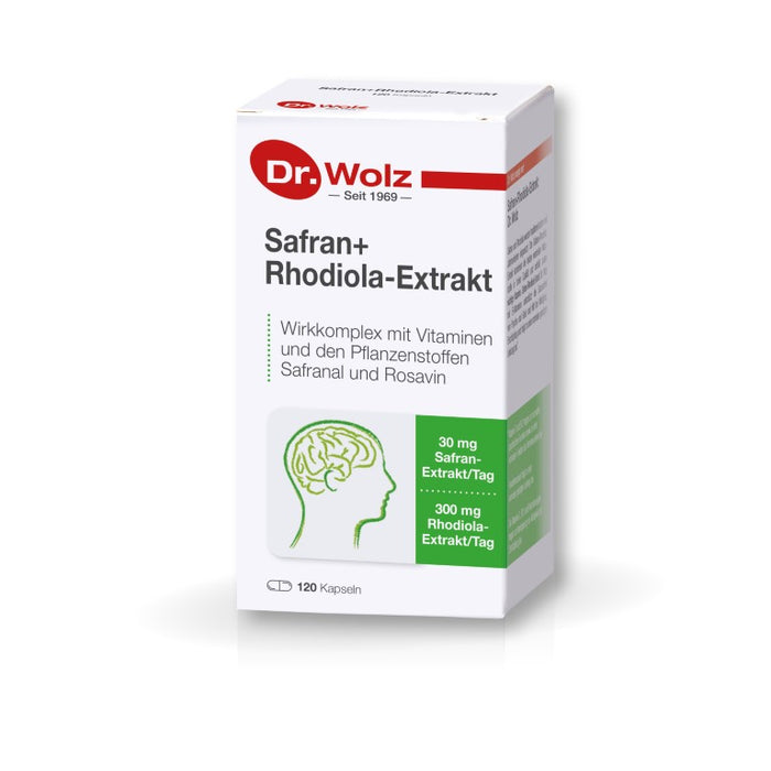 Dr. Wolz Safran+Rhodiola-Extrakt Kapseln, 120 pcs. Capsules