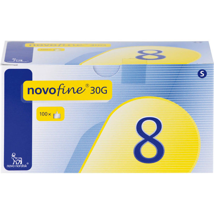 Novofine 8 Kanuelen 0,3x8mm 30G, 100 St KAN