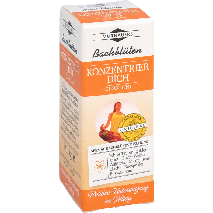 MURNAUERS Bachblüten Konzentrier Dich Globulini, 10 g Globuli