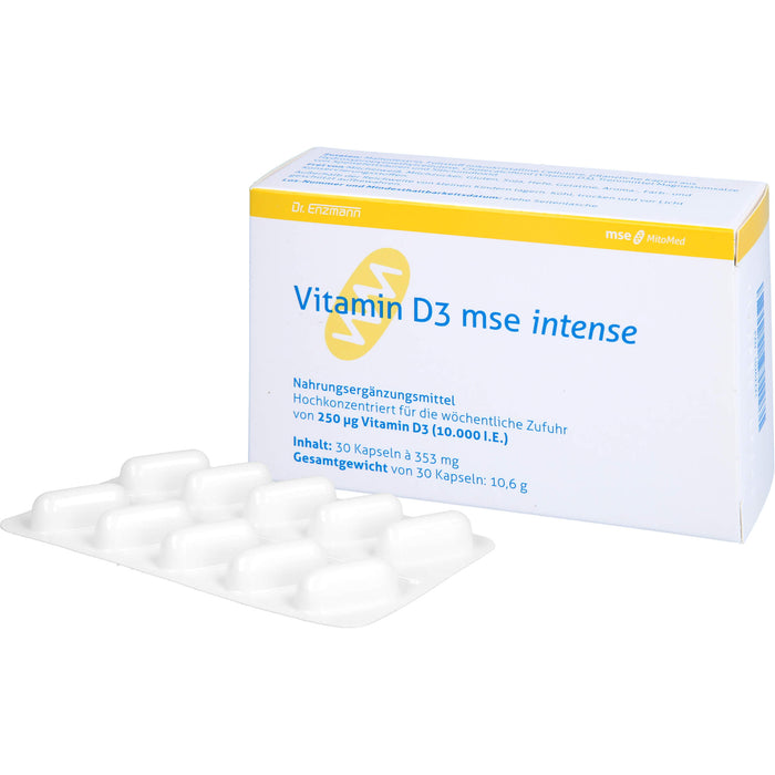 Vitamin D3 mse Intense Kapseln, 30 pcs. Capsules