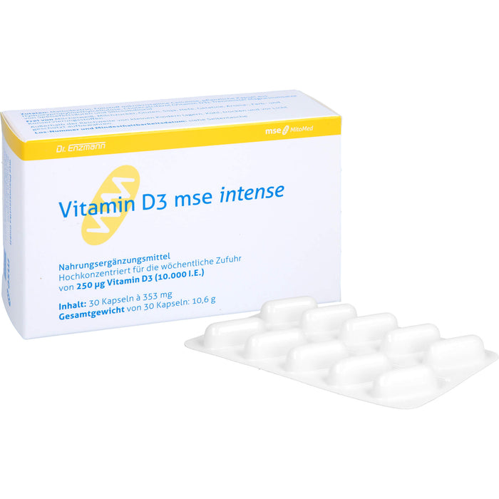 Vitamin D3 mse Intense Kapseln, 30 pcs. Capsules