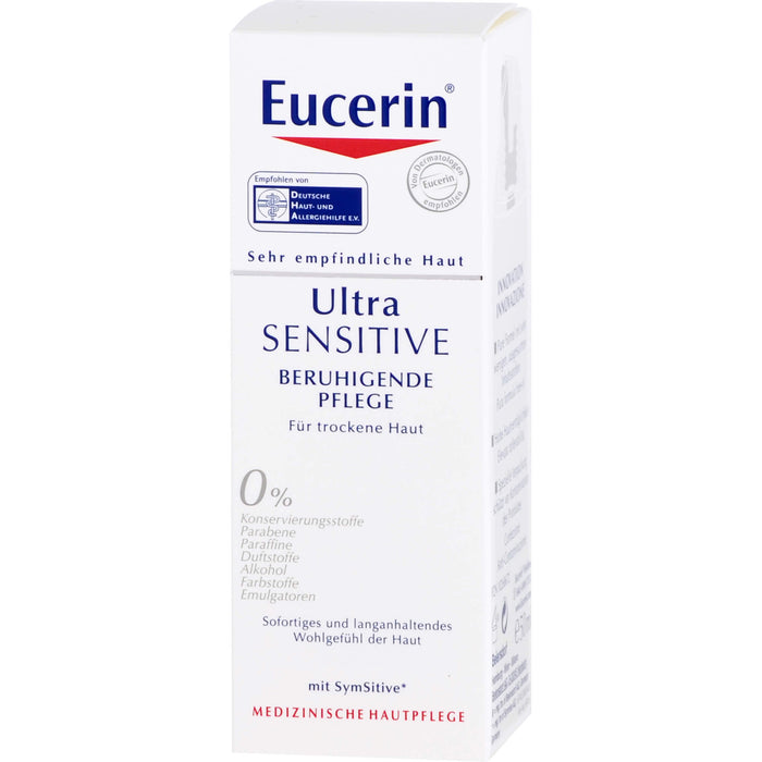 Eucerin Ultra Sensitive beruhigende Pflege für trockene Haut, 50 ml Cream