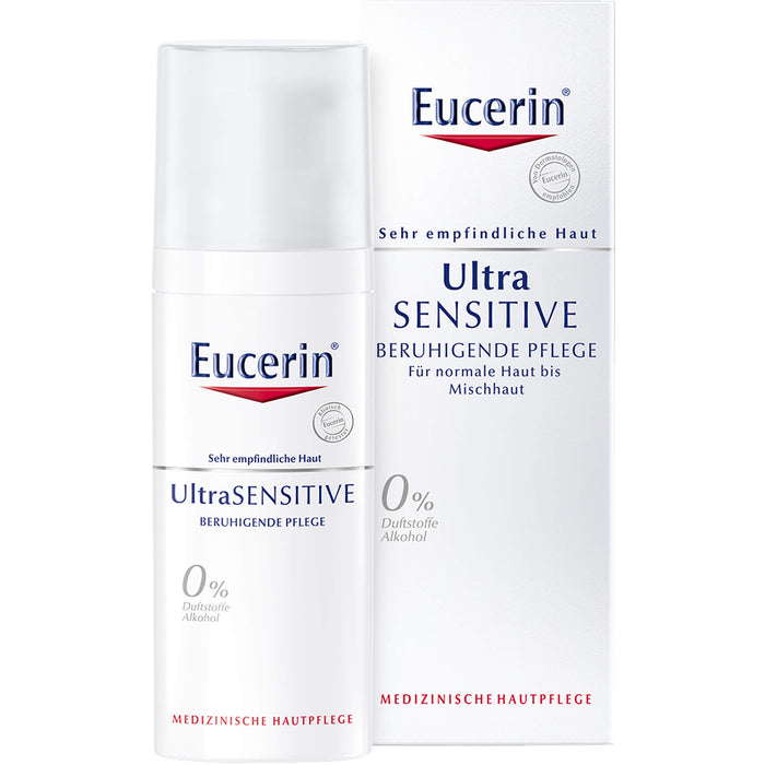 Eucerin Ultra Sensitive beruhigende Pflege für trockene Haut, 50 ml Crème