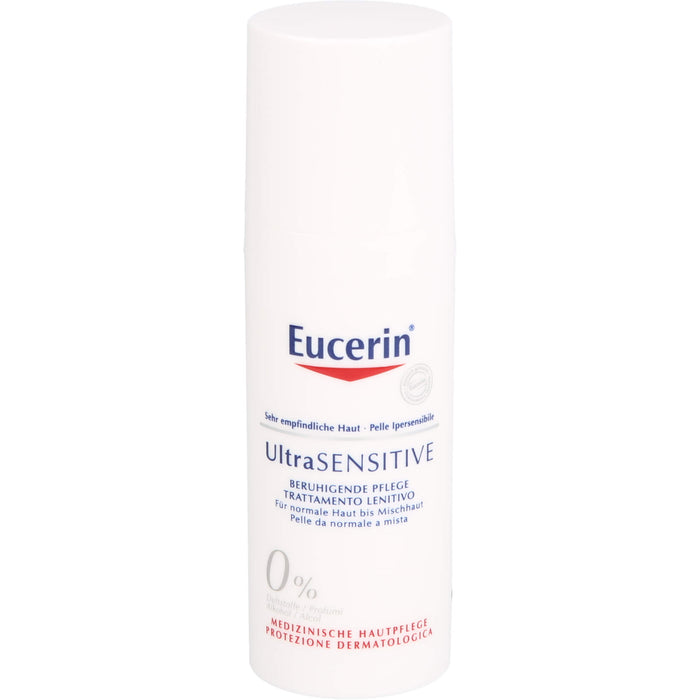 Eucerin UltraSensitive beruhigende Pflege für normale bis Mischhaut, 50 ml Crème