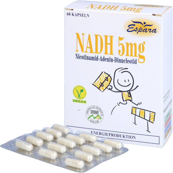 Espara NADH 5 mg mit 5 mg Co-Enzym 1 Kapseln, 60 pcs. Capsules