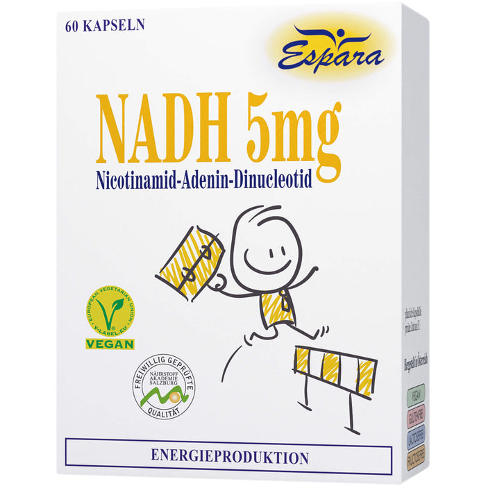 Espara NADH 5 mg mit 5 mg Co-Enzym 1 Kapseln, 60 pcs. Capsules