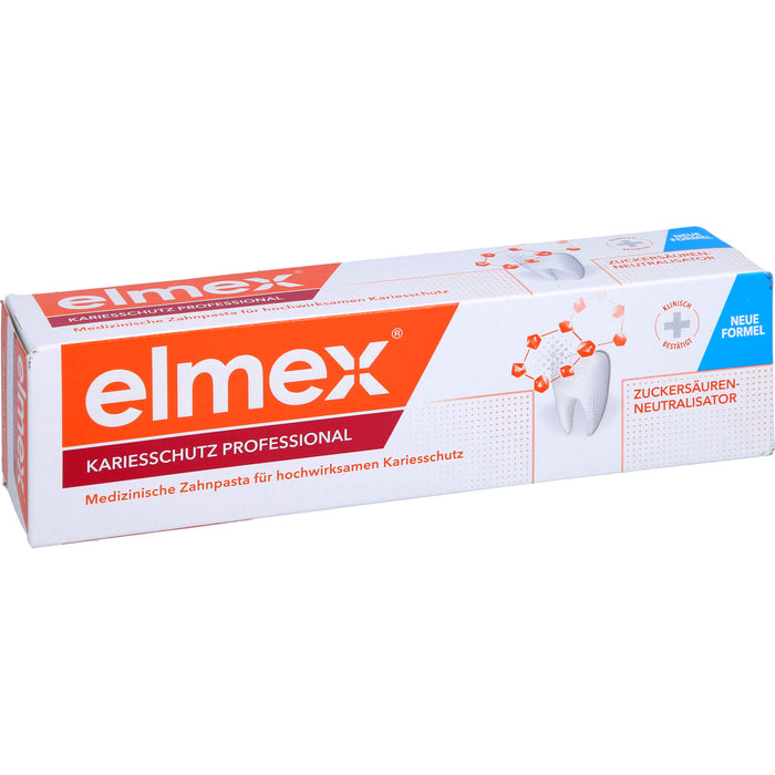 Elmex Kariesschutz Professional medizinische Zahnpasta, 75 ml Dentifrice