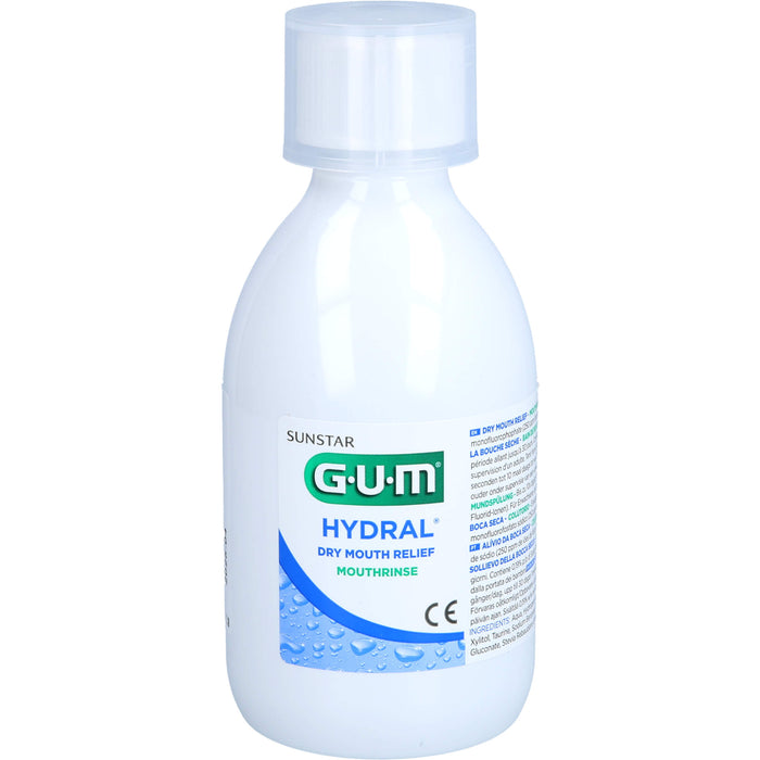 GUM HYDRAL Mundspülung, 300 ml Lösung