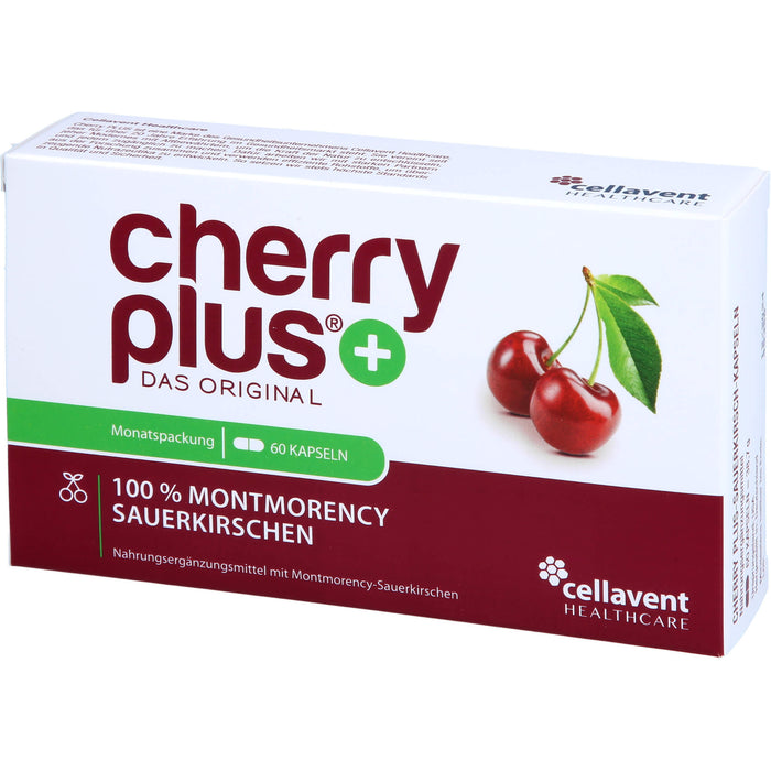 cherry plus 100 % Montmorency Sauerkirschen Kapseln, 60 St. Kapseln