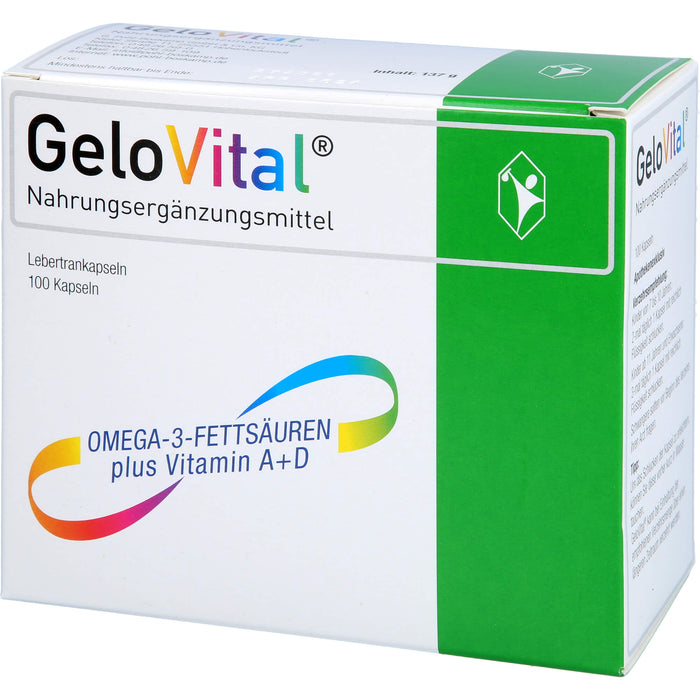 GeloVital Lebertrankapseln, 100 pcs. Capsules