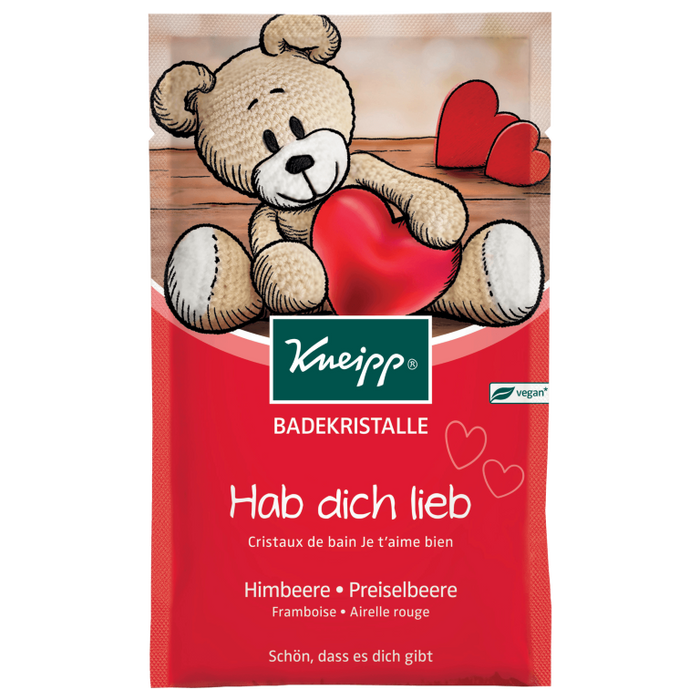 Kneipp Badekristalle Hab dich lieb, 60 g Salz