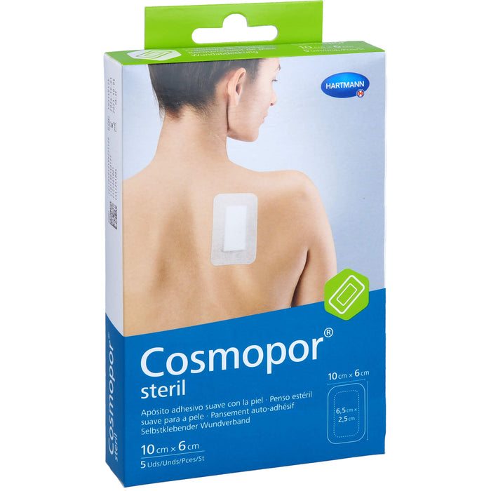 COSMOPOR STERIL 10X6CM, 5 St. Pflaster