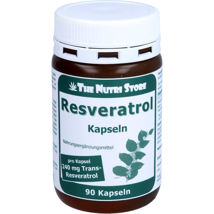 THE NUTRI STORE Resveratrol 240 mg Kapseln, 90 pc Capsules