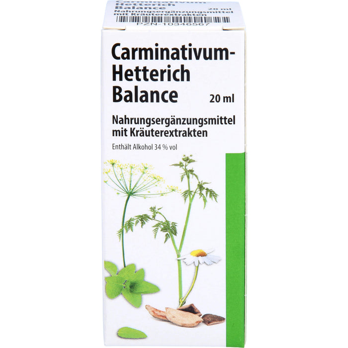 Carminativum-Hetterich Balance Tropfen, 20 ml Lösung