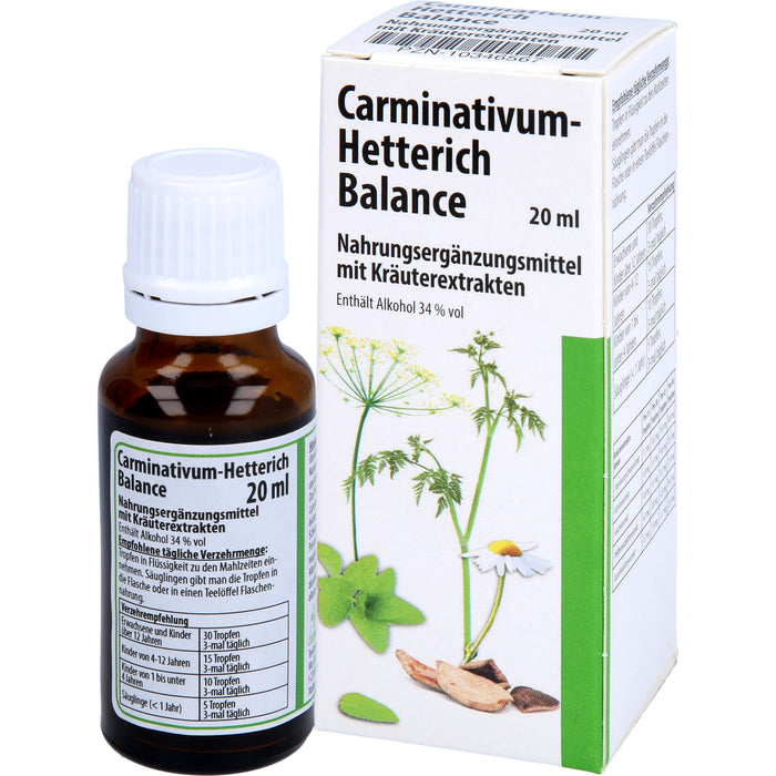 Carminativum-Hetterich Balance Tropfen, 20 ml Solution