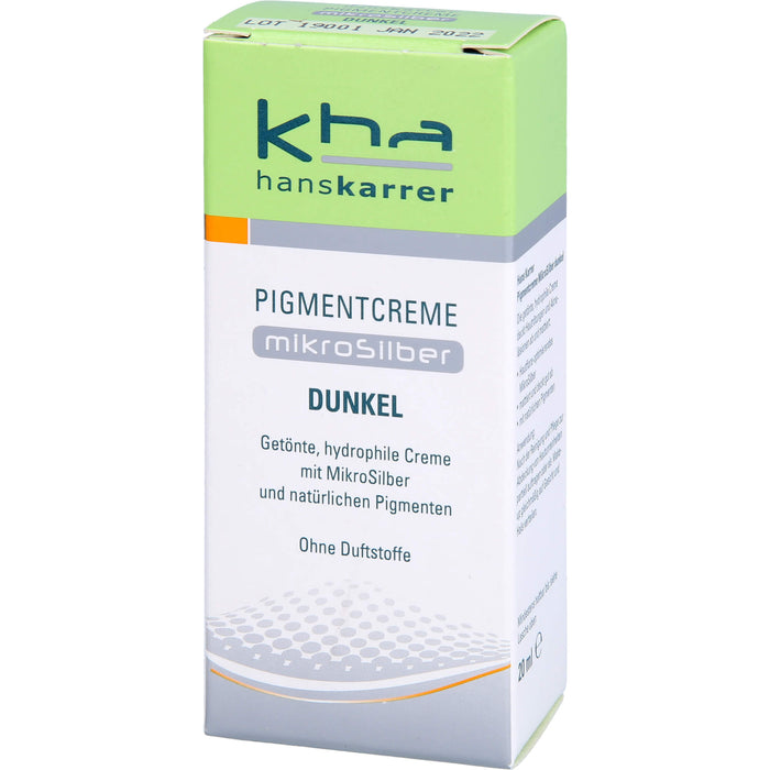 Hans Karrer Pigmentcreme MikroSilber dunkel, 20 ml Cream