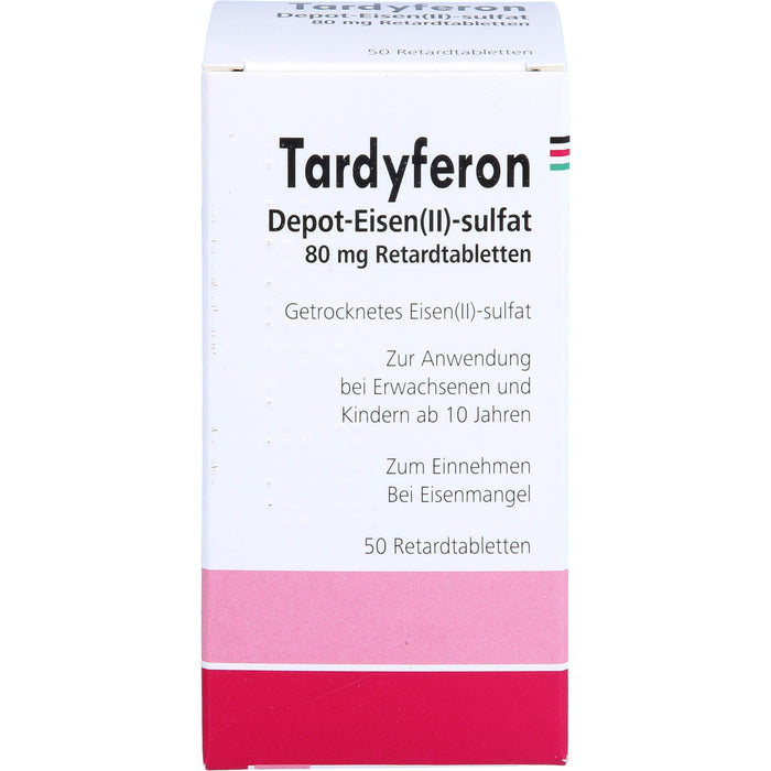 Tardyferon Depot-Eisen(II)-sulfat 80 mg Eurim Retardtabletten, 50 pc Tablettes