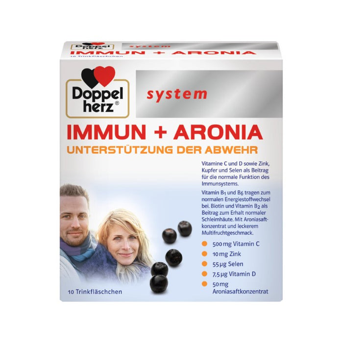 Doppelherz system Immun + Aronia Trinkfläschchen, 10 pc Ampoules