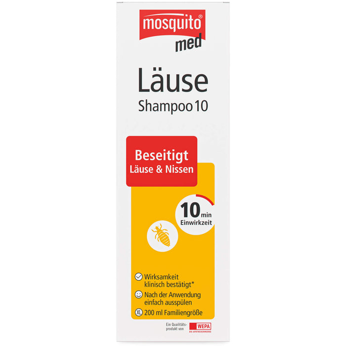 mosquito med LäuseShampoo 10, 200 ml Shampoing