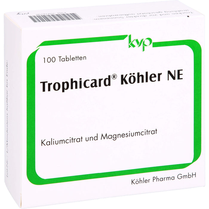 Trophicard Köhler NE Tabletten, 100 pc Tablettes