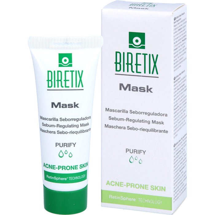 BiRetix Mask talgregulierende Maske Akne-Gel, 25 ml Masque facial