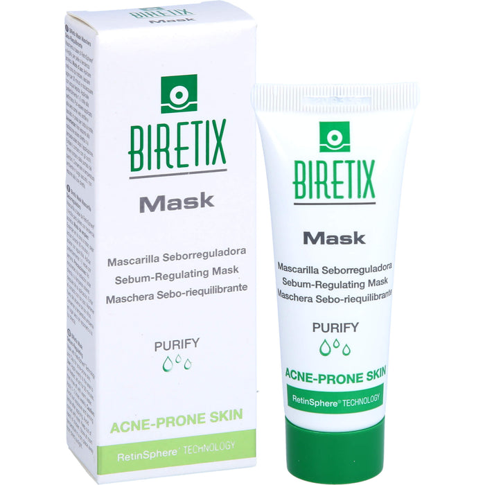 BiRetix Mask talgregulierende Maske Akne-Gel, 25 ml Gesichtsmaske