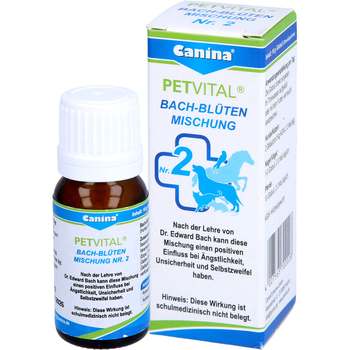 PETVITAL Bach-Blüten Mischung Nr. 2 Globuli, 10 g Globuli