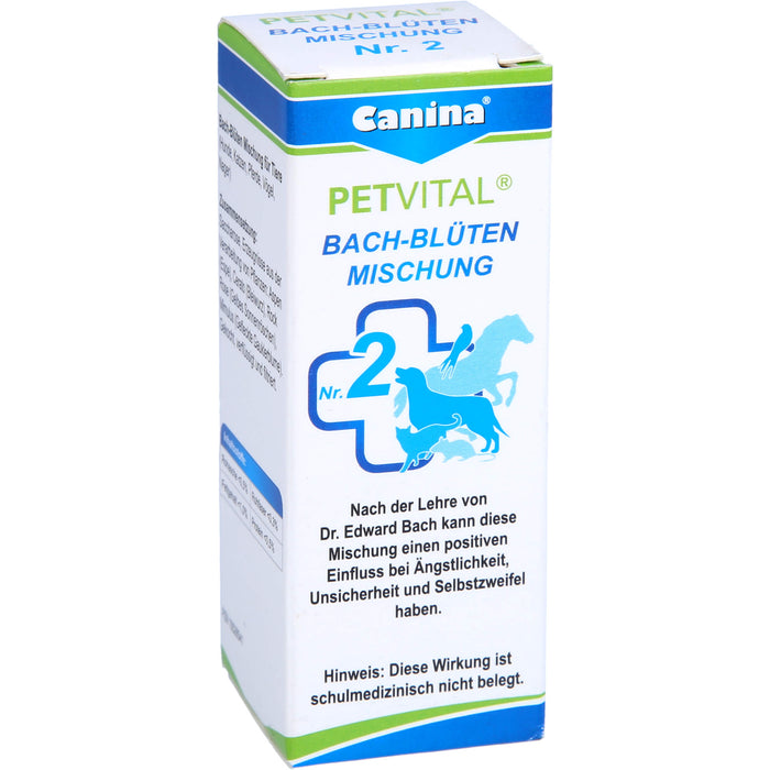 PETVITAL Bach-Blüten Mischung Nr. 2 Globuli, 10 g Globules