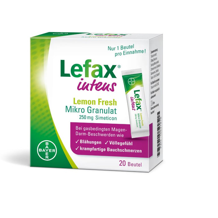 Lefax intens Lemon Fresh Mikro Granulat, 20 pc Sachets