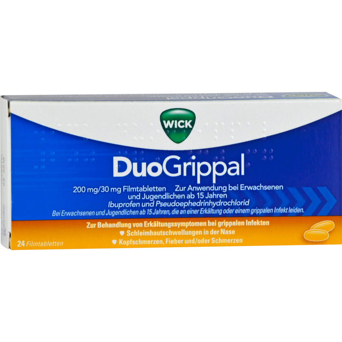 WICK DuoGrippal Filmtabletten, 24 pc Tablettes