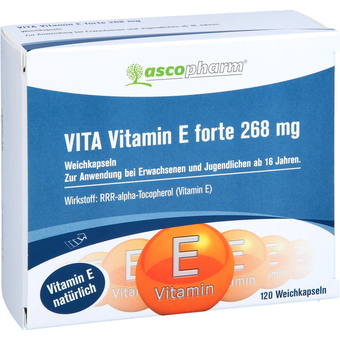 Asco Vitamin E Forte 400 I.E. Kapseln, 120 St. Kapseln