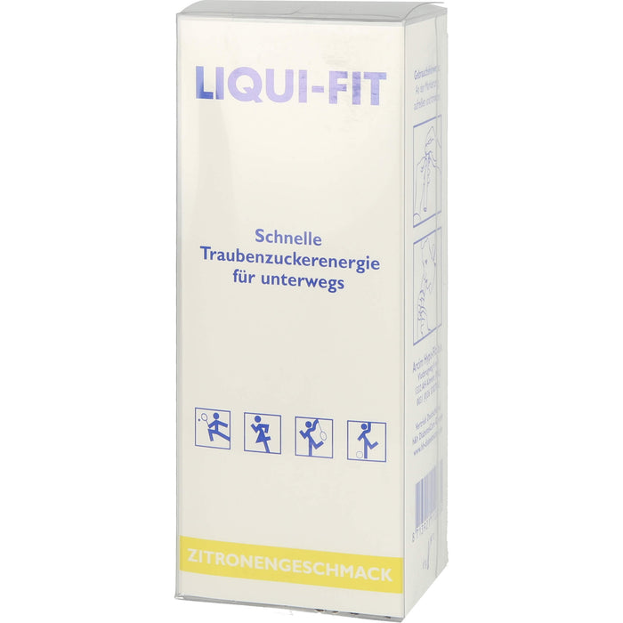 LIQUI-FIT Traubenzuckerenergie Beutel Zitronengeschmack, 12 pc Sachets