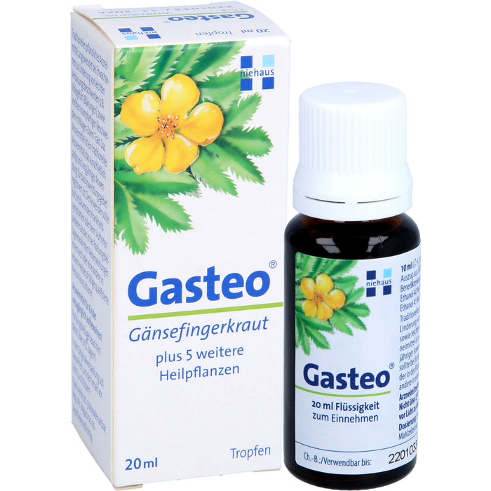 Gasteo Tropfen bei Verdauungsbeschwerden, 20 ml Solution