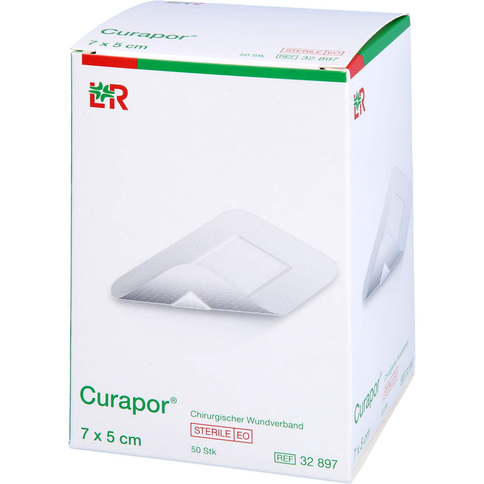 Curapor Wundverband steril 5x7cm, 50 St PFL