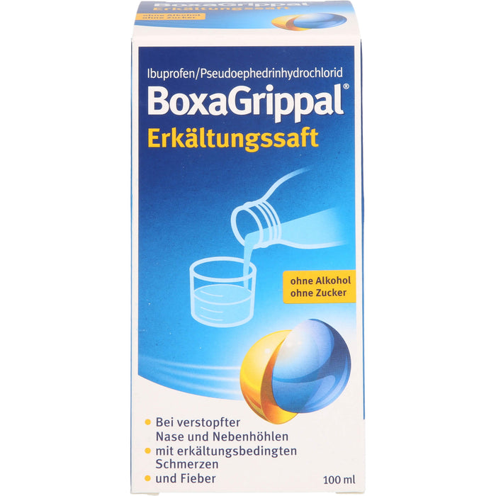 BoxaGrippal Erkältungssaft, 100 ml Solution