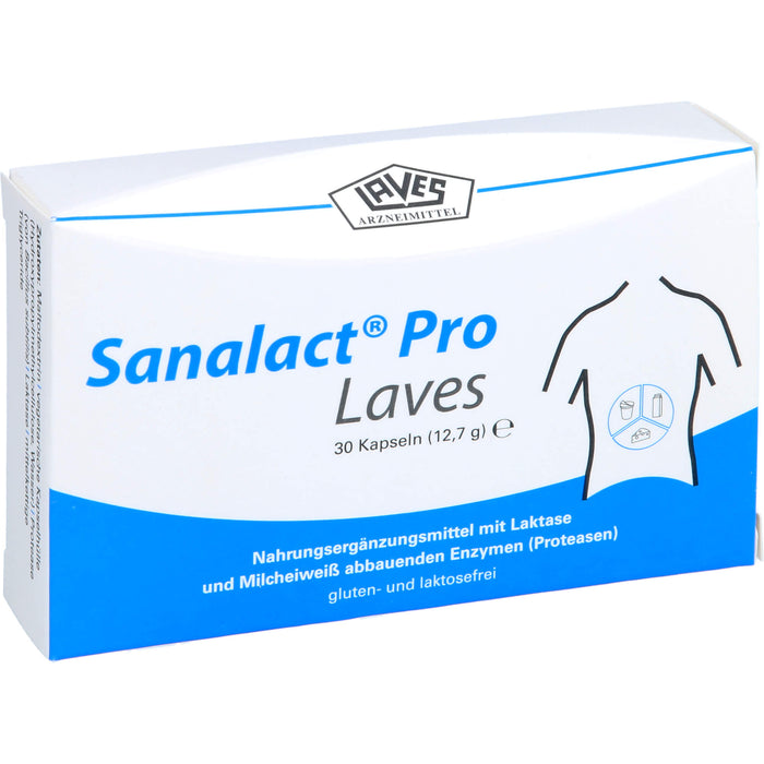 Sanalact Pro Laves Kapseln, 30 St. Kapseln