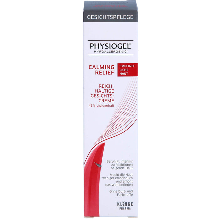 PHYSIOGEL Calming Relief reichhaltige Gesichtscreme, 40 ml Creme