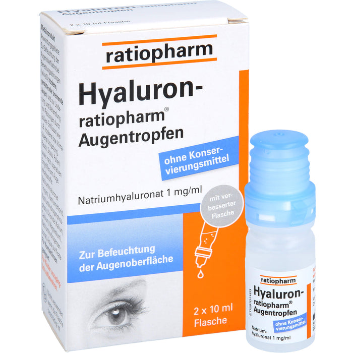 Hyaluron-ratiopharm Augentropfen, 20 ml Lösung