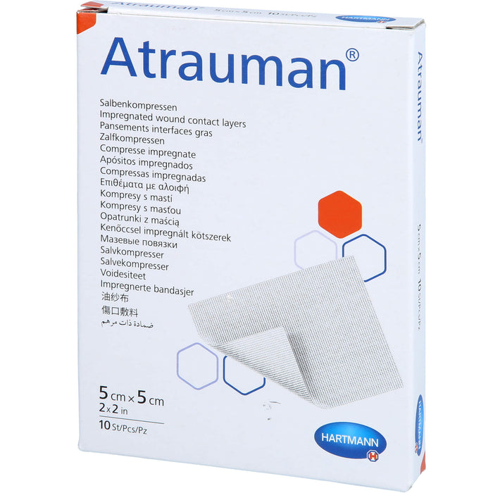 Atrauman 5x5cm steril Kompressen, 10 St KOM