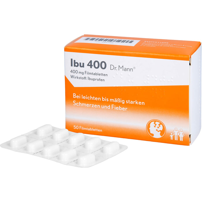 Ibu 400 Dr. Mann, 50 pc Tablettes