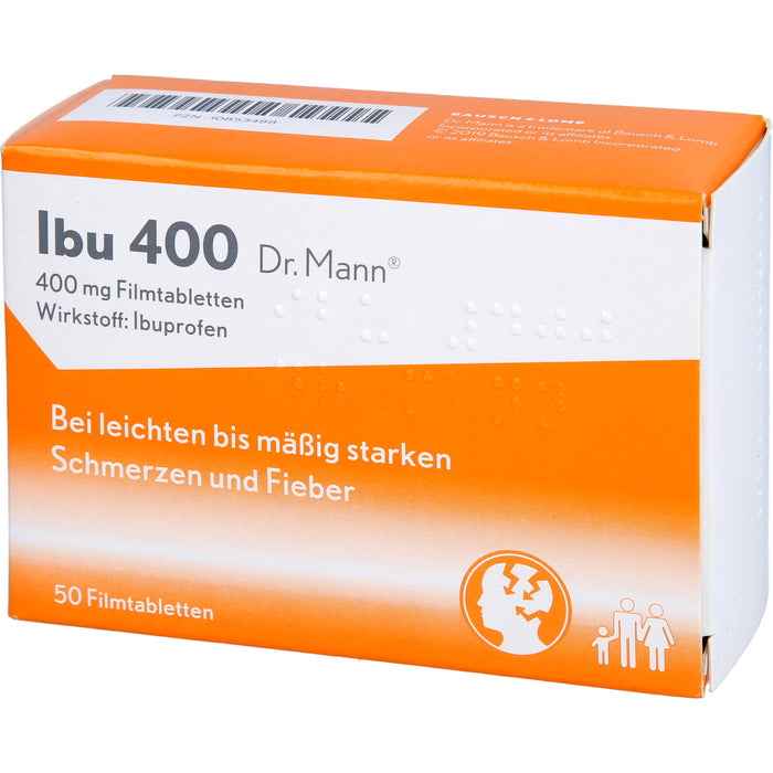 Ibu 400 Dr. Mann, 50 pcs. Tablets