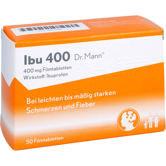 Ibu 400 Dr. Mann, 50 pc Tablettes