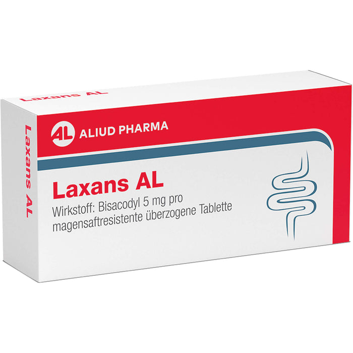 Laxans AL überzogene Tabletten bei Verstopfung, 30 St. Tabletten