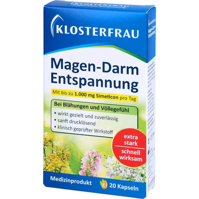 Klosterfrau Magen-Darm Entspannungs-Kapseln, 20 pcs. Capsules