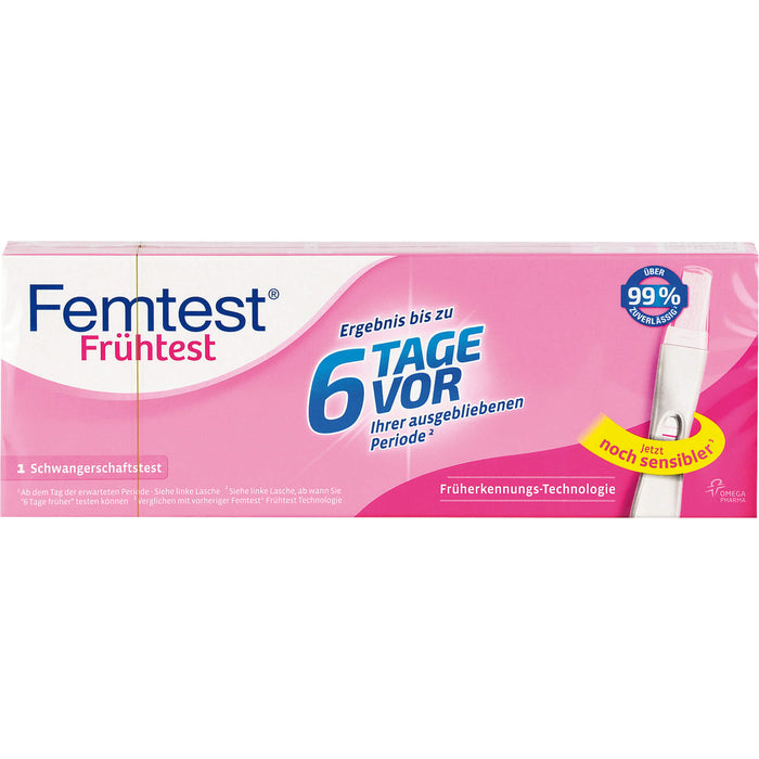 Femtest Frühtest Schwangerschaftstest, 1 pcs. Test